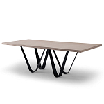 Стол обеденный на изогнутых ножках Consonance варинант исполнения - 1 | Loft Concept в Грозном