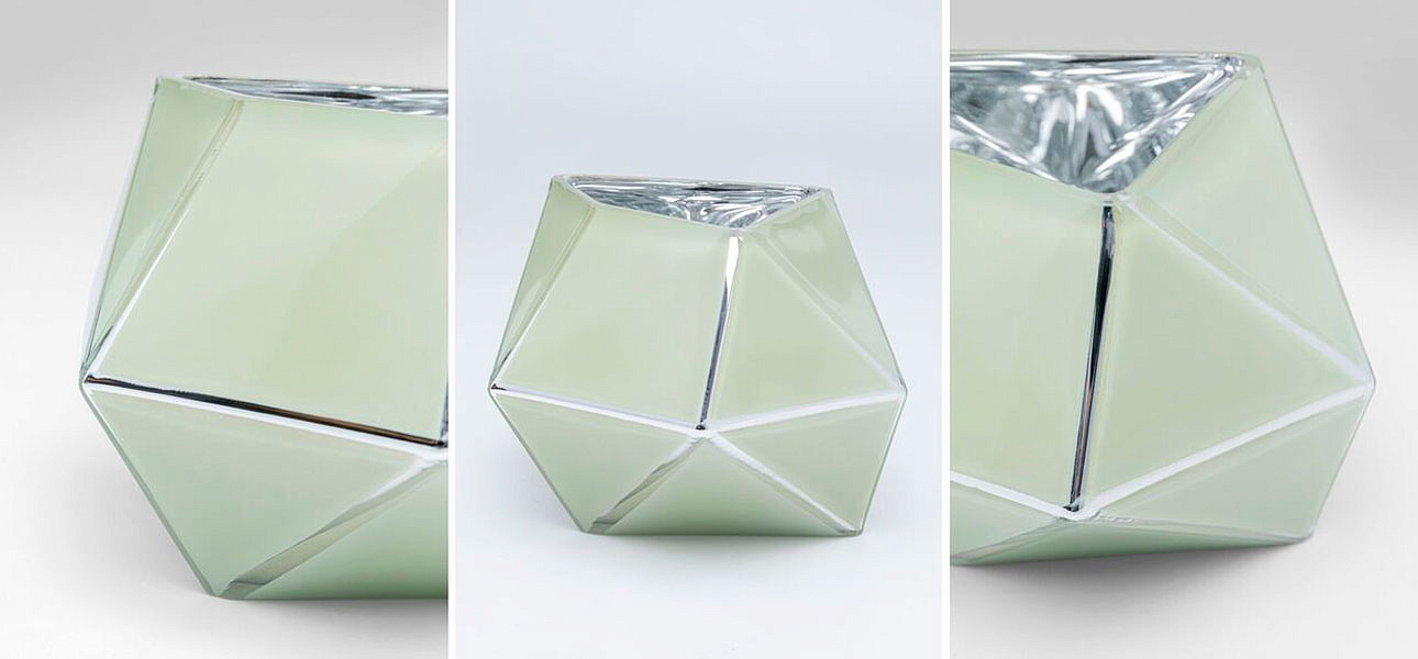 Ваза серая Geometric projection Ваза серая Geometric projection - Loft-Concept в Грозном