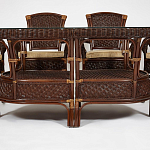 Комплект обеденный из ротанга Eloise grand варинант исполнения - 11 | Loft Concept в Грозном