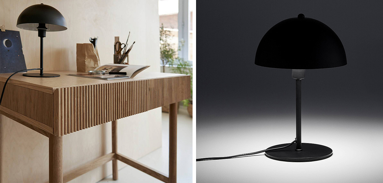 Настольная лампа Umbel Table Lamp Black Настольная лампа Umbel Table Lamp Black - Loft-Concept в Грозном