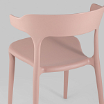 Пыльно-розовый стул из прочного PP-пластика JORIS варинант исполнения - 6 | Loft Concept в Грозном