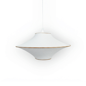 Подвесной вязаный белый светильник «Звезда Востока 01»