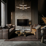 Люстра с геометрической конструкцией из вытянутых цилиндрических плафонов Hex Scaffold  варинант исполнения - 13 | Loft Concept в Грозном