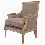 Кресло William Classical Armchair brown flax варинант исполнения - 3 | Loft Concept в Грозном