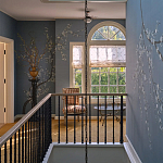 Обои ручная роспись Nara Original colourway on Summer Sky slub silk варинант исполнения - 2 | Loft Concept в Грозном