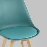 Стул с основой из пластика и мягким сиденьем Arvika Azure варинант исполнения - 7 | Loft Concept в Грозном