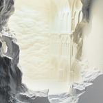 Встраиваемый в стену гипсовый светильник под покраску с эффектом разрушенной стены Antiquity Athena варинант исполнения - 7 | Loft Concept в Грозном