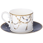 Чайный набор из фарфора с изображением лошадей на 6 персон 12 предметов Porcelain Horse Set   варинант исполнения - 2 | Loft Concept в Грозном