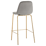 Барный стул на золотистых ножках VENDRAMIN Grey варинант исполнения - 4 | Loft Concept в Грозном