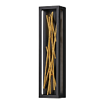 Бра в прямоугольной черной рамке с декором в виде ветвей в золотой отделке Hinkley варинант исполнения - 1 | Loft Concept в Грозном