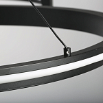 Люстра подвесная светодиодная в виде волнообразной ленты Ribbon Vortex варинант исполнения - 9 | Loft Concept в Грозном