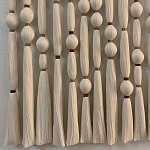 Панно на стену из хлопковых нитей White Morse Wall Hanging  варинант исполнения - 1 | Loft Concept в Грозном