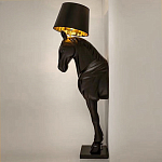 Horse Statue Floor Lamp Большой светильник Черная Лошадь варинант исполнения - 3 | Loft Concept в Грозном