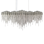 Люстра подвесная с металлическими дугами и длинными цепочками 115 см Atlantis Chain варинант исполнения - 15 | Loft Concept в Грозном