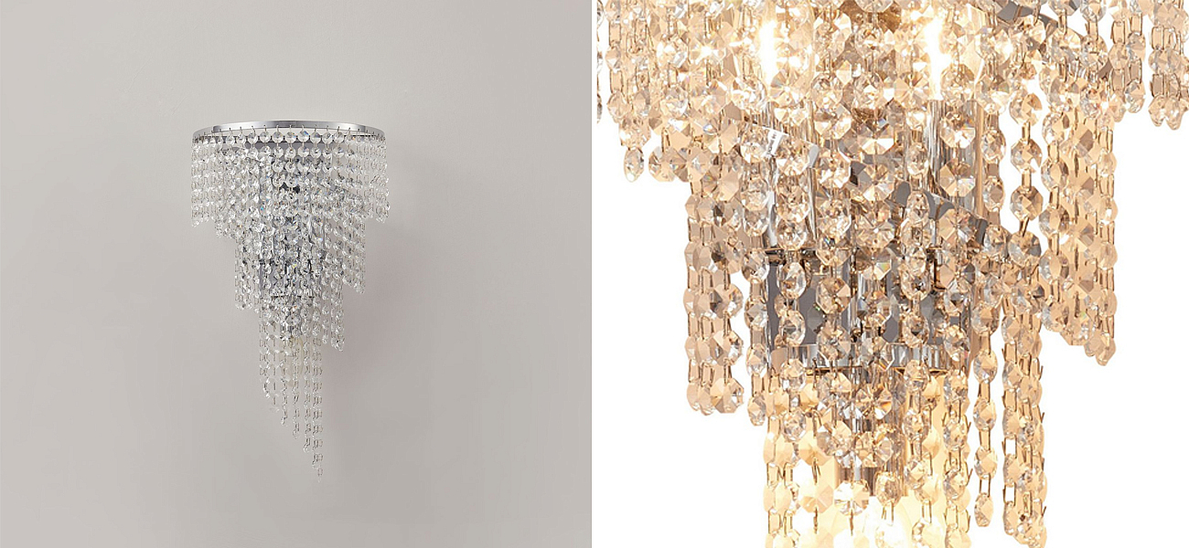 Хрустальное бра Crystal Art Хрустальное бра Crystal Art - Loft-Concept в Грозном