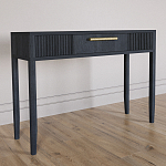 Элегантная Консоль Primo с выдвижным ящиком Черный дуб варинант исполнения - 2 | Loft Concept в Грозном