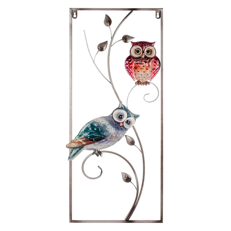 Аксессуар настенный из металла Blank Space Owls Мульти в Грозном | Loft Concept 