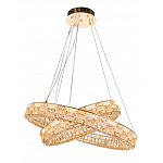 Люстра на 2 кольца с текстурной огранкой Reflection of Reality варинант исполнения - 1 | Loft Concept в Грозном