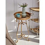 Столик приставной на фигурном подножии Magnificent Century варинант исполнения - 5 | Loft Concept в Грозном