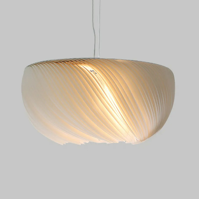 Подвесной светильник с белыми изящными декоративными лепестками Volumetric Petal Lamp Белый в Грозном | Loft Concept 