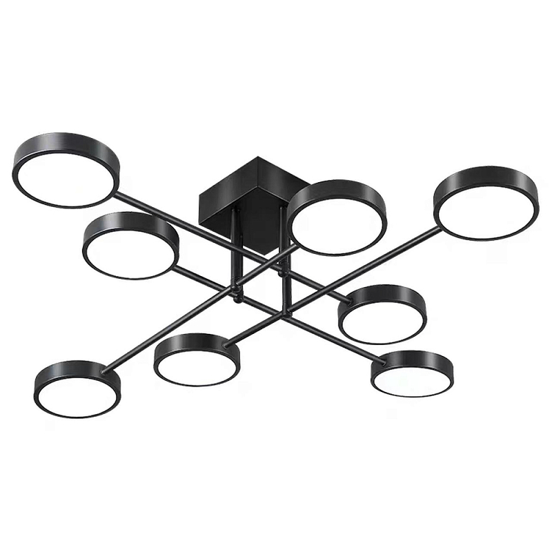 Потолочный светильник светодиодный черный Bendik Lighting Белый Черный Потолочный светильник светодиодный черный Bendik Lighting Белый Черный в Грозном | Loft Concept