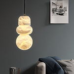 Подвесной светильник с фигурными плафонами Stone Triad варинант исполнения - 3 | Loft Concept в Грозном