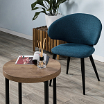 Стол журнальный круглый в стиле лофт Urban Style Space 2 варинант исполнения - 3 | Loft Concept в Грозном