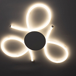 Люстра белого цвета с тремя изогнутыми светодиоидными плафонами Luke Lampco Tracer Lamp варинант исполнения - 2 | Loft Concept в Грозном