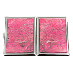 Портсигар с газовой зажигалкой из натурального камня Родонит Stone Cigarettes Cases варинант исполнения - 7 | Loft Concept в Грозном