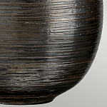 Настольная лампа с круглым фарфоровым основанием ручной работы с покрытием глазурью и белым абажуром из искусственного шелка Elstead Lighting варинант исполнения - 5 | Loft Concept в Грозном