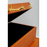 Комплект оранжевых чемоданов Golden Twigs варинант исполнения - 3 | Loft Concept в Грозном