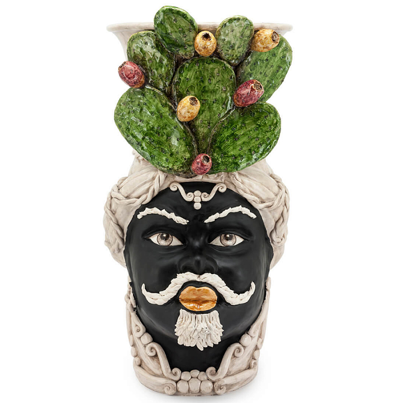 Большая Напольная ваза Abhika VASE MORO MAN FICO Зеленый Коричневый Большая Напольная ваза Abhika VASE MORO MAN FICO Зеленый Коричневый в Грозном | Loft Concept