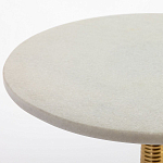 Кофейный стол с белой столешницей из мрамора Table White Marble варинант исполнения - 1 | Loft Concept в Грозном