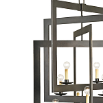 Люстра из пересекающихся квадратных элементов Intersecting Squares варинант исполнения - 1 | Loft Concept в Грозном