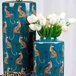 Ваза фарфоровая с крышкой Leopard Ccollection варинант исполнения - 4 | Loft Concept в Грозном