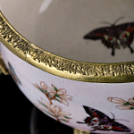 Фарфоровая чаша с бронзовыми элементами Eden Garden варинант исполнения - 6 | Loft Concept в Грозном