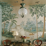 Обои ручная роспись River Scenes of Bengal Kolkata варинант исполнения - 1 | Loft Concept в Грозном