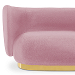 Диван с обивкой из искусственного меха Ambrose Soft Sofa варинант исполнения - 4 | Loft Concept в Грозном