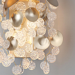 Бра с декоративными подвесками из прозрачного стекла в форме монеток FAIRYTREE Light варинант исполнения - 4 | Loft Concept в Грозном