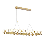 Люстра овальная с круглыми светодиодными источниками света Maxine Light варинант исполнения - 1 | Loft Concept в Грозном