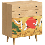 Комод с принтом на ящиках Elise Chest of Drawers варинант исполнения - 16 | Loft Concept в Грозном