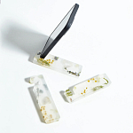 Подставка для телефона из эпоксидной смолы с цветами розовая Epoxy Flowers Phone Stand Pink варинант исполнения - 2 | Loft Concept в Грозном