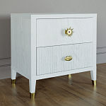Тумба прикроватная с двумя ящиками Elsa Dreams White варинант исполнения - 1 | Loft Concept в Грозном