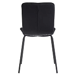 Стул черный с обивкой из велюра Black Archie Chair варинант исполнения - 4 | Loft Concept в Грозном