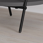 Стол приставной с 2-мя круглыми столешницами цвета антрацит ESSEL SIDE TABLE ANTHRACITE варинант исполнения - 2 | Loft Concept в Грозном