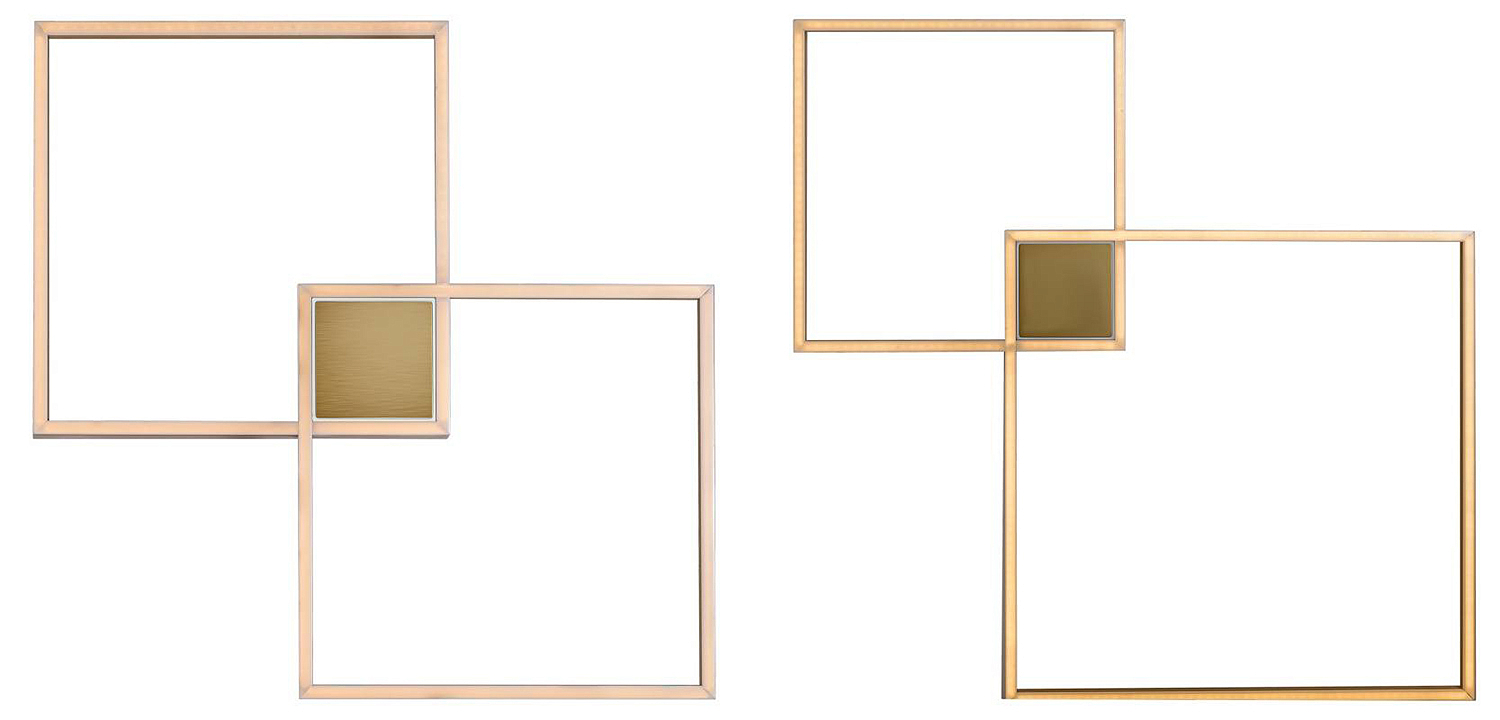 Потолочный светильник Squares Geometrical Shape Ceiling Light Потолочный светильник Squares Geometrical Shape Ceiling Light - Loft-Concept в Грозном