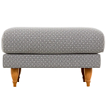 Мягкий пуф на деревянных ножках Garner Pouf Light варинант исполнения - 2 | Loft Concept в Грозном