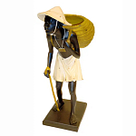 Фигурка африканского рабочего Plantation варинант исполнения - 1 | Loft Concept в Грозном