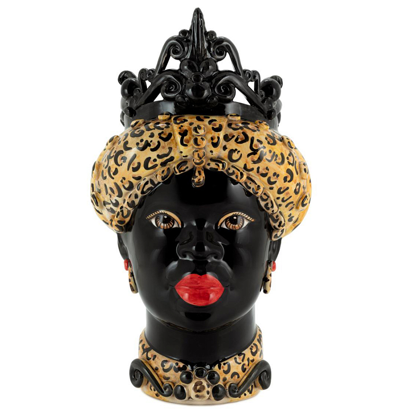 Ваза Abhika VASE MORO LADY MEDIUM Коричневый Ваза Abhika VASE MORO LADY MEDIUM Коричневый в Грозном | Loft Concept