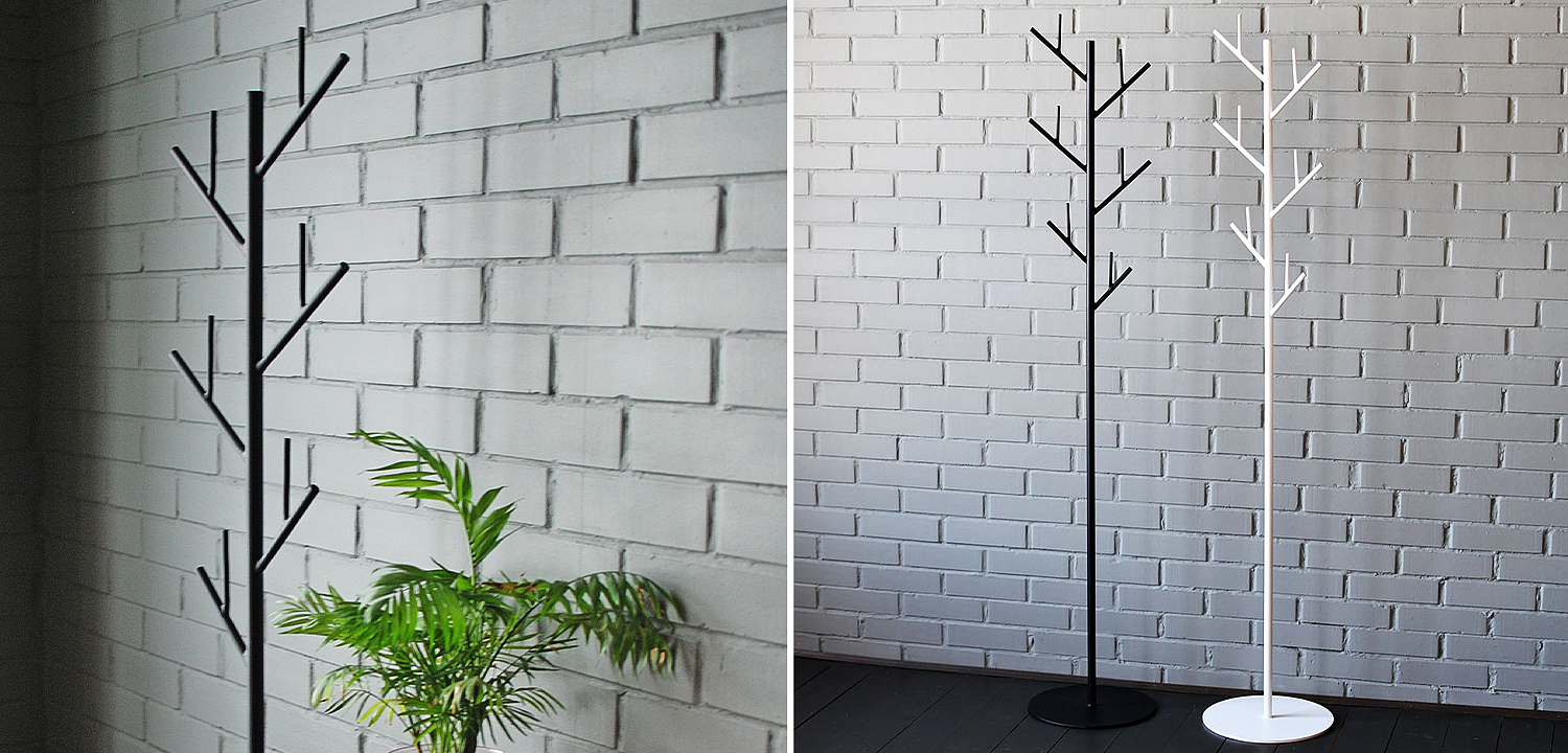 Вешалка Metal Branches Floor Hanger Black Вешалка Metal Branches Floor Hanger Black - Loft-Concept в Грозном